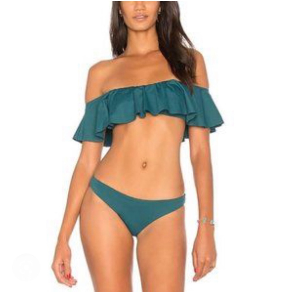 Eberjey Turquoise Bikini, Top is Small, Bottoms are Medium